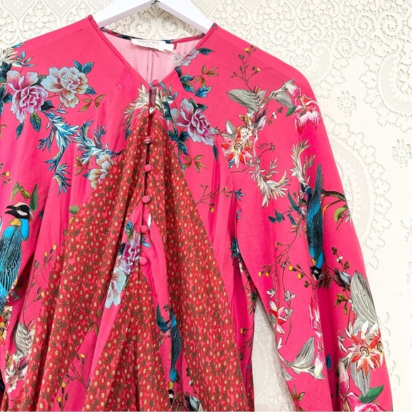 Johnny Was Malakye Paneled Maxi Cover Up Dress - Picture 2 of 16